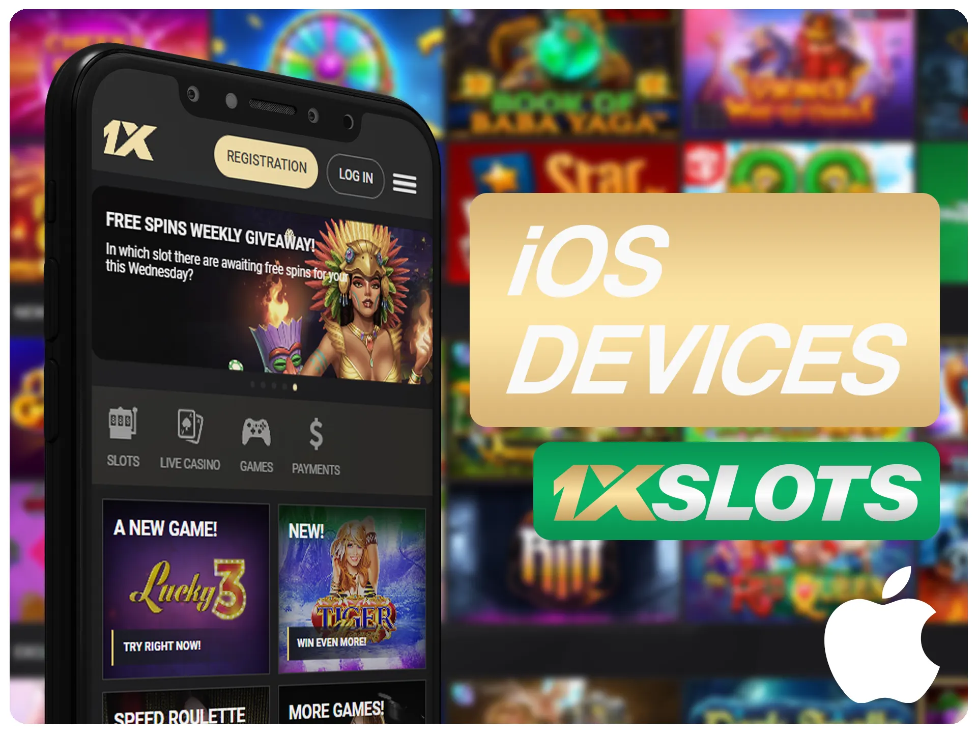 1xSlots App Descargar en Android y IOS