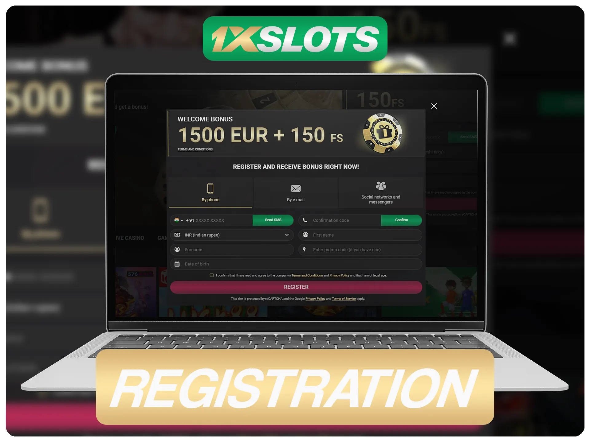 1xslots registro