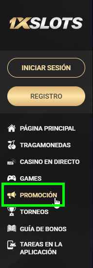 código promocional de 1xSlots
